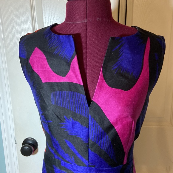 Like new Diane von Furstenberg Yvette Silk Cotton Blend Floral Poppy Dre… - Picture 12 of 16